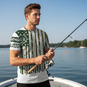 Custom Name Fishing Rods All Over Print Shirt