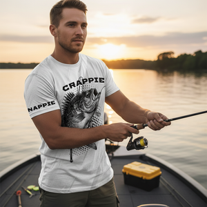 Custom Name Crappie Fish Gray All Over Print Shirt