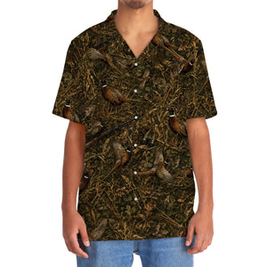 Pheasant Hunting Camo Hawaiian Shirt