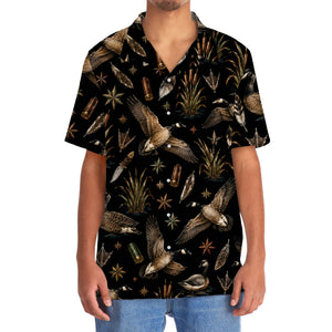 Goose Hunting Retro Black Hawaiian Shirt