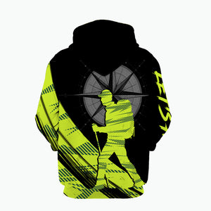 Hiking Find Your Own Path Yellow Neon All Over Print Shirt