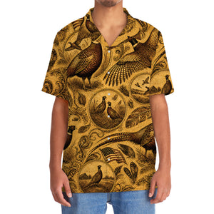 Pheasant Hunting Legend Vintage Art Hawaiian Shirt