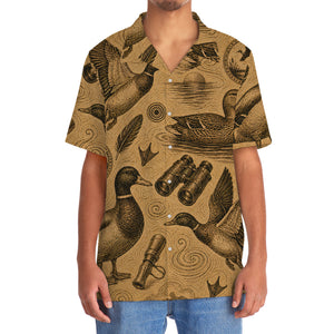 Duck Hunting Vintage Artwork Hawaiian Shirt