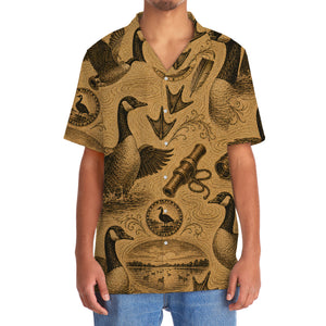 Goose Hunting Vintage Artwork Hawaiian Shirt