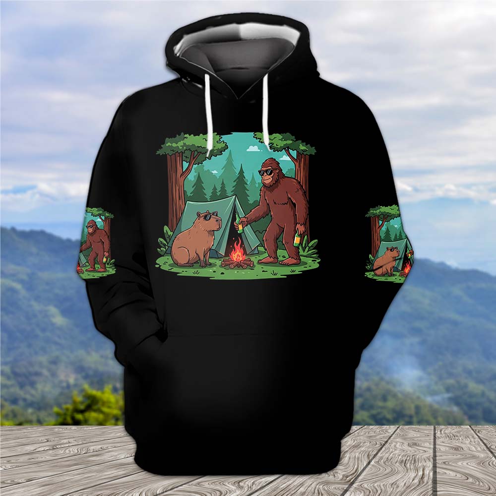 Life is Better When You're Camping With Friends All Over Print Shirt