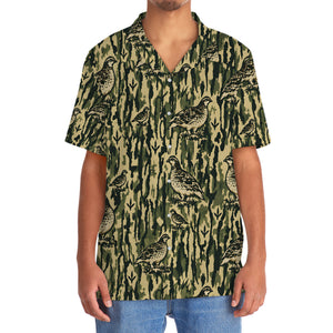 Ptarmigan Stripe Camouflage Hawaiian Shirt