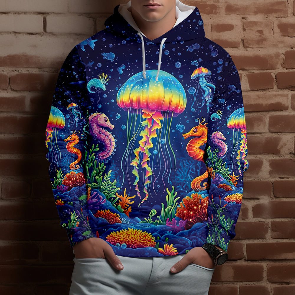 Saltwater Heals Everything Jellyfish All Over Print Shirt