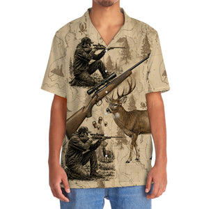 Vintage Deer Hunting Hawaiian Shirt