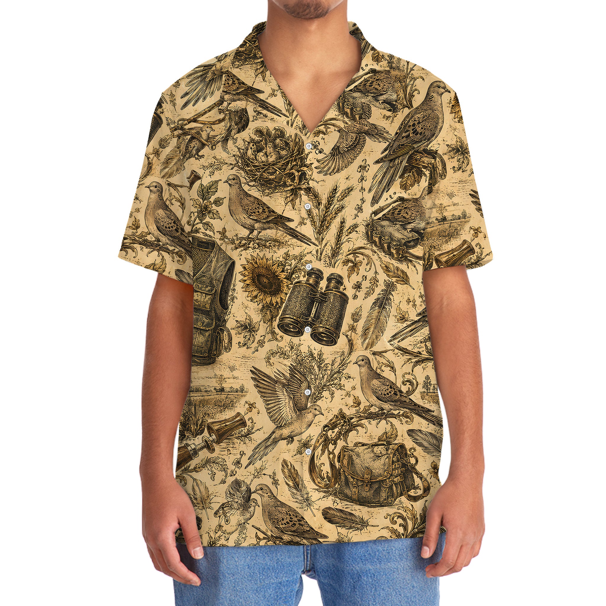 Dove Hunting Vintage Hawaiian Shirt