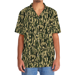 Bighorn Sheep Stripe Camouflage Hawaiian Shirt