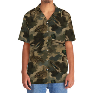 Duck Camouflage Graphic Pattern Hawaiian Shirt