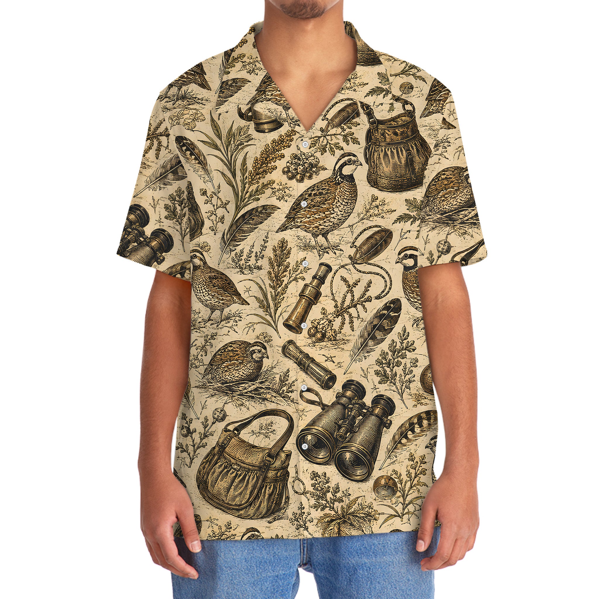 Quail Hunting Vintage Hawaiian Shirt