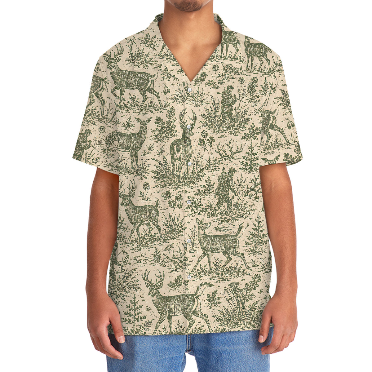 Classic Deer Hunt Hawaiian Shirt