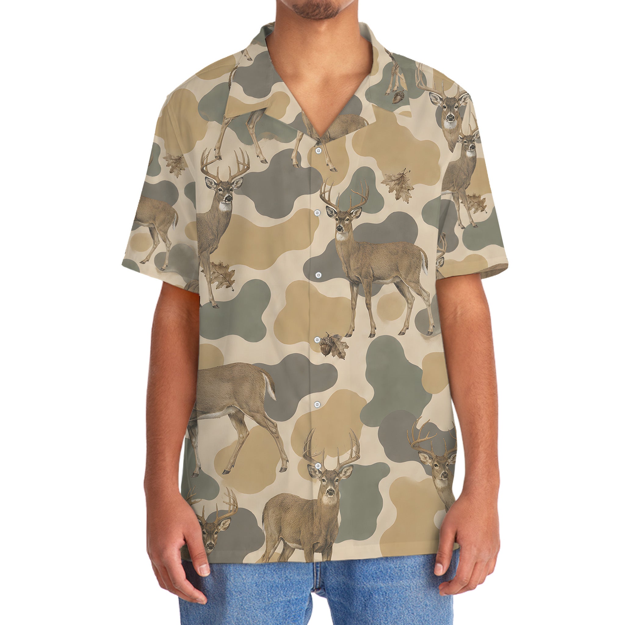 Deer Camouflage Hawaiian Shirt