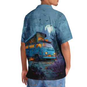 Haunted Camper Van Halloween Hawaiian Shirt
