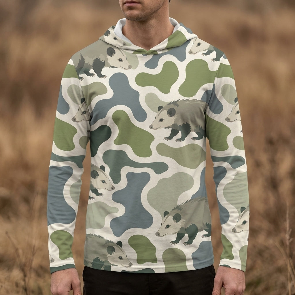 Opossum Camouflage Hunting Funny Shirt