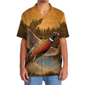 Wild Pheasant Hunting Hawaiian Shirt