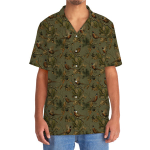 Wild Pheasant Field Heritage Hawaiian Shirt
