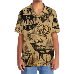 I'd Rather Be Hunting Hawaiian Shirt