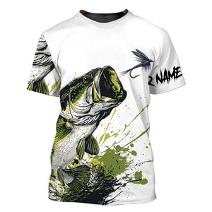 Custom Name Largemouth Bass All Over Print Shirt