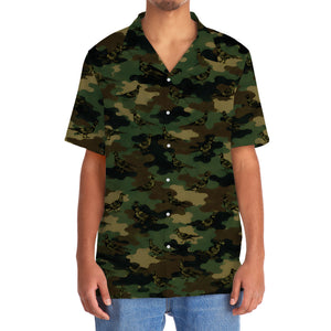 Pheasant Camouflage Millitary Hawaiian Shirt