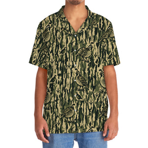 Quail Stripe Camouflage Hawaiian Shirt