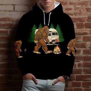 Camp Crew Hunt For Bigfoot All Over Print Shirt