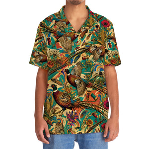 Psychedelic Pheasant Hunting Hawaiian Shirt