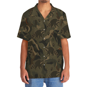 Raccoon Hunting Hawaiian Shirt