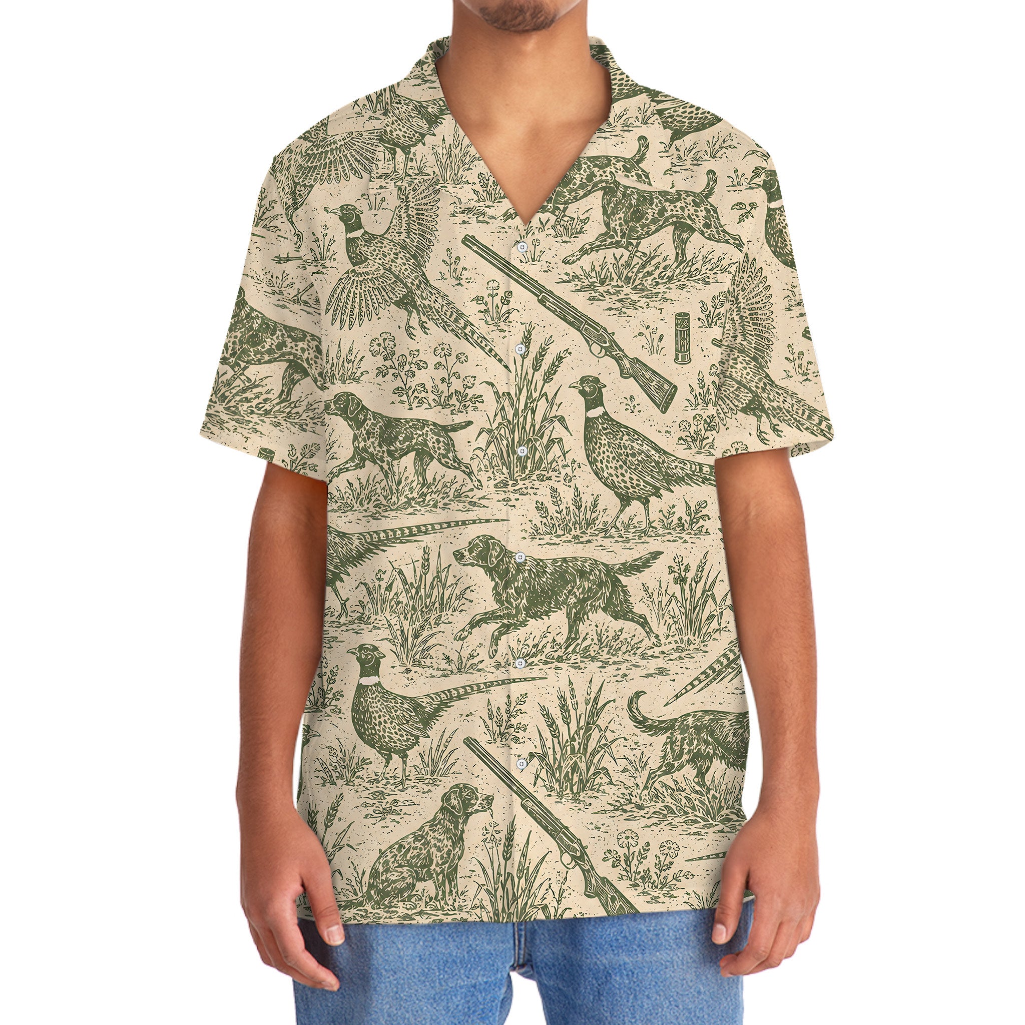 Classic Pheasant Hunt Hawaiian Shirt