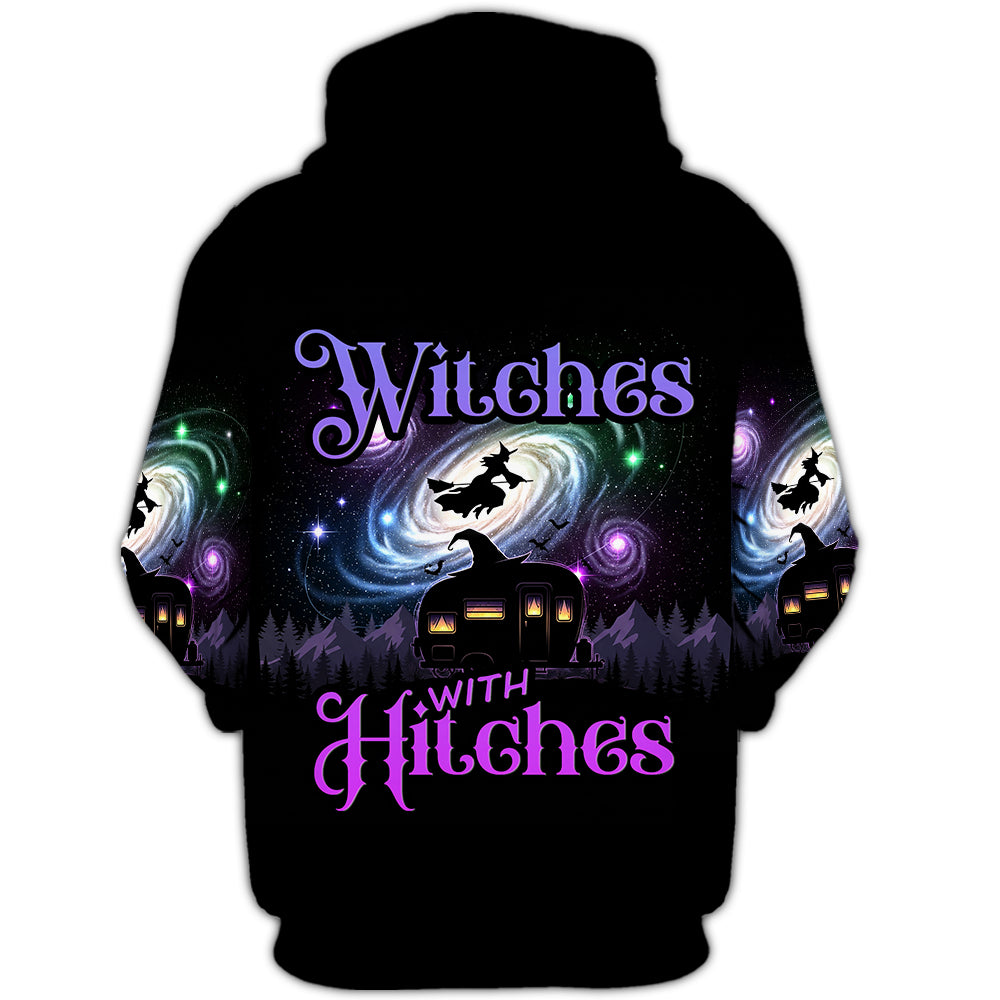 Witches With Hitches All Over Print Shirt