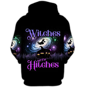 Witches With Hitches All Over Print Shirt