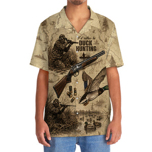 Vintage Mallard Duck Hunting Hawaiian Shirt