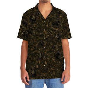 Hog Hunting Camo Hawaiian Shirt