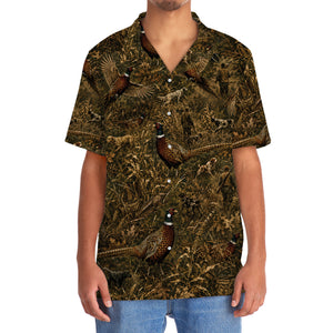 Hunt Pheasant Camo Hawaiian Shirt