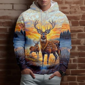 Deers In The Wild All Over Print Shirt