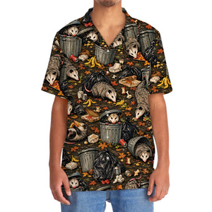 Autumn Alley Opossum Trash Hawaiian Shirt