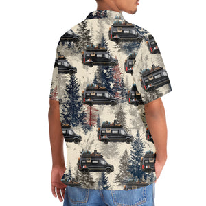 America Conversion Van Camping Hawaiian Shirt