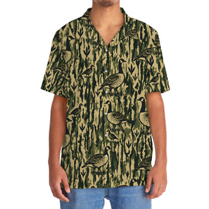 Goose Stripe Camouflage Hawaiian Shirt