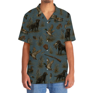Vintage Slate Duck Hunt Hawaiian Shirt