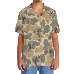 Squirrel Camouflage Hawaiian Shirt