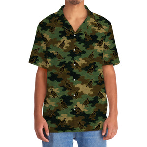 Quail Camouflage Millitary Hawaiian Shirt