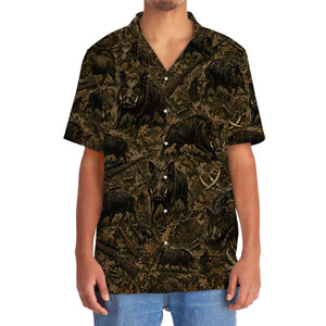 Vintage Hog Hunting Hawaiian Shirt