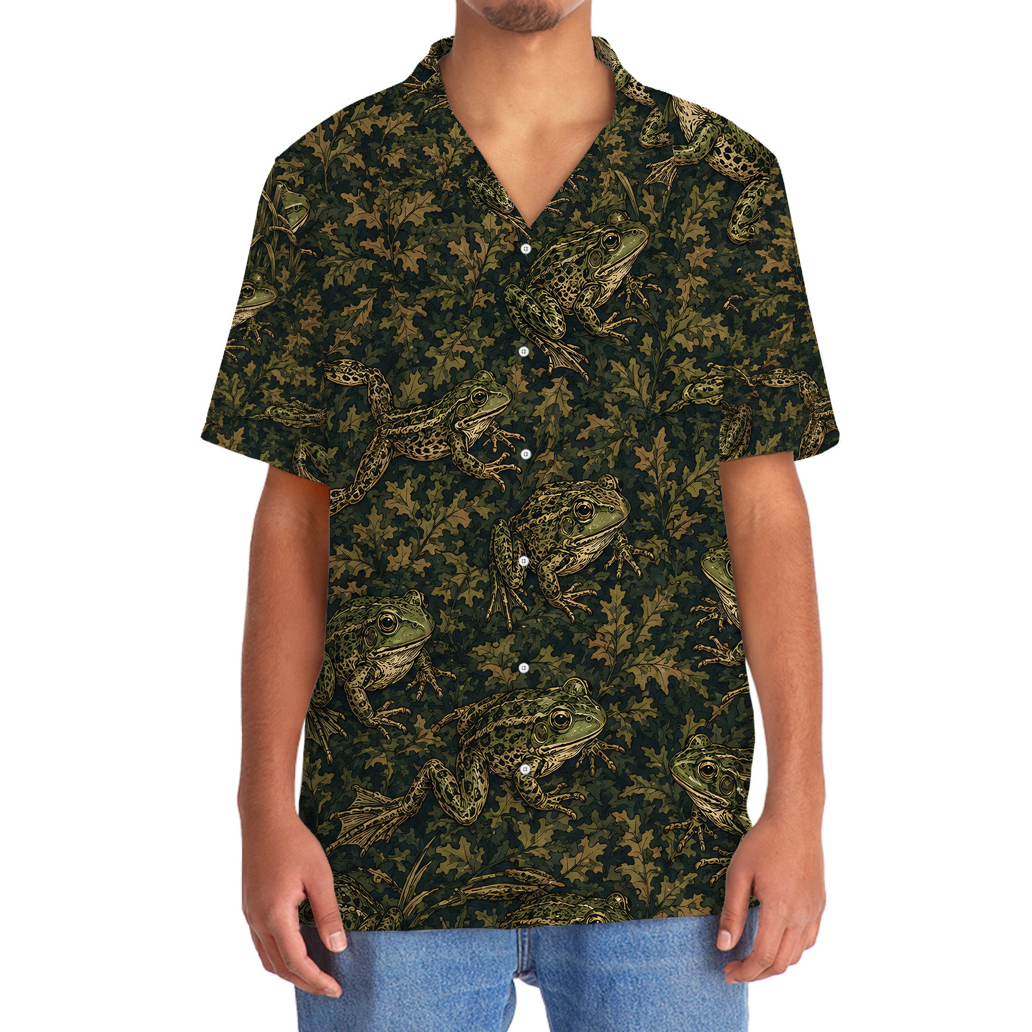 Frog Woodland Hawaiian Shirt