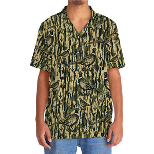Pheasant Stripe Camouflage Hawaiian Shirt