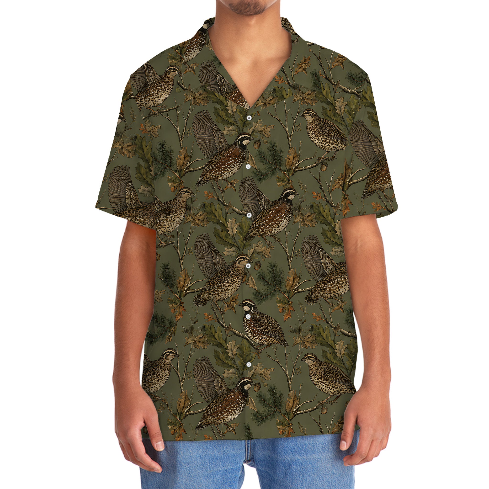 Quail Field Heritage Hawaiian Shirt