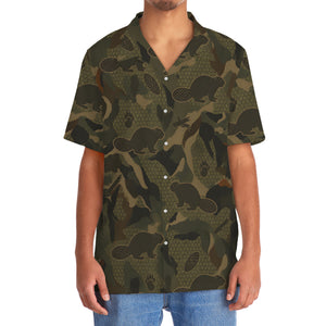 Beaver Hunting Hawaiian Shirt