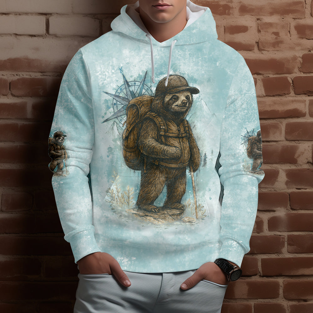 Sloth Not All Who Wander Are Lost All Over Print Shirt