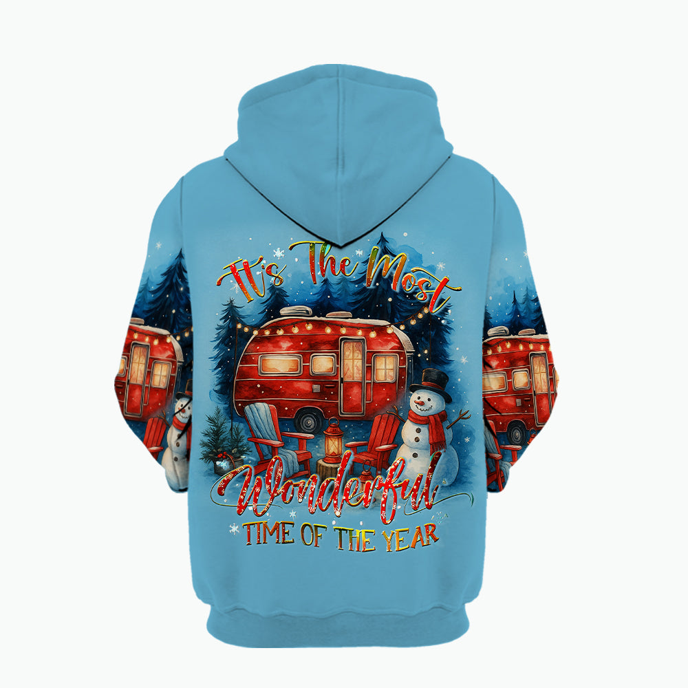 Christmas Camper Winter Wonderland All Over Print Shirt