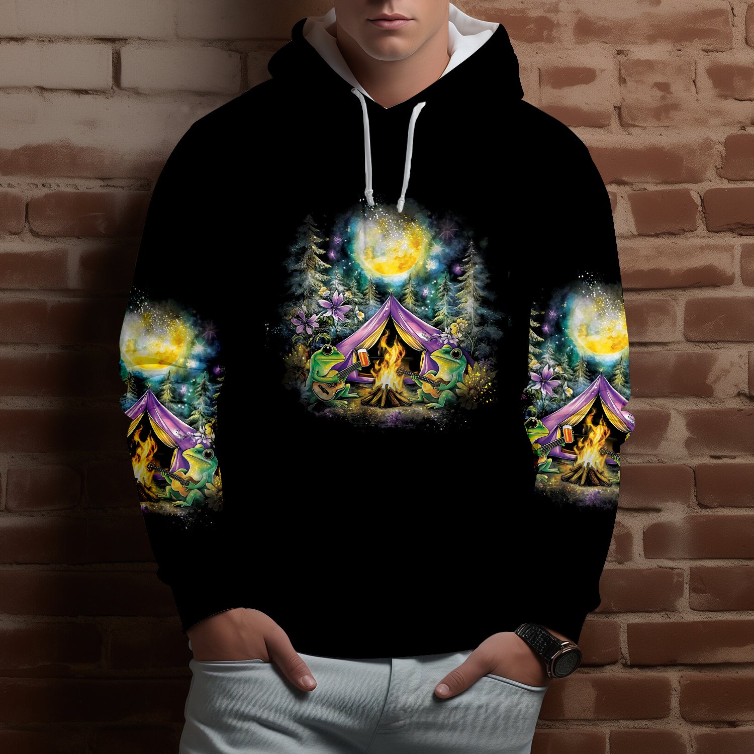 The Best Day Are Spent Camping All Over Print Shirt